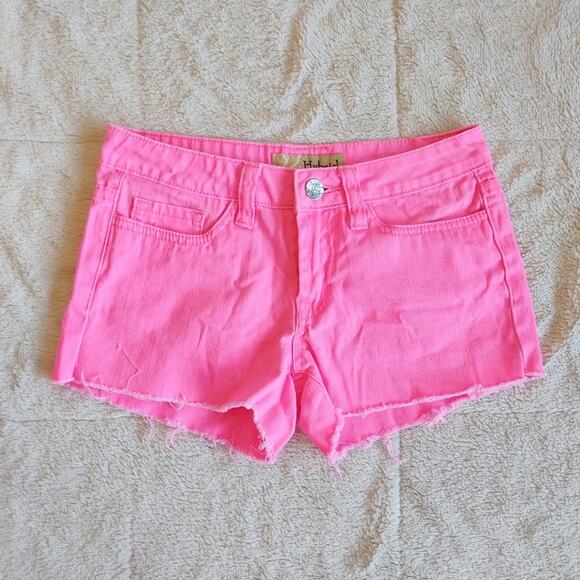 Hybrid & company Pants - Hybrid Bright Pink Cutoff Shorts